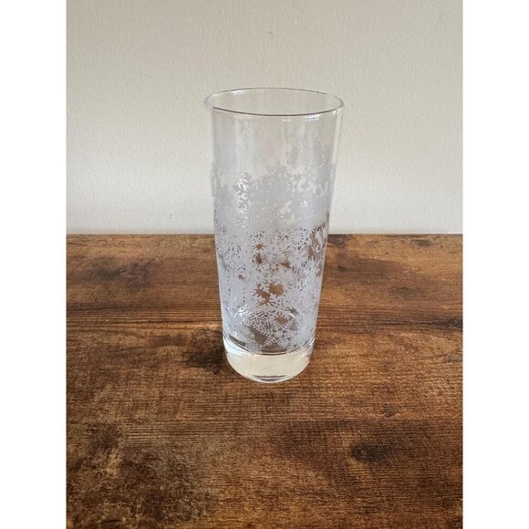 Jack Daniel's Snowflake Highball Glass 10 oz Holiday Winter Theme - Picture 4 of 7